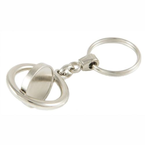 Keyring Blank Spinner 21.4mm and clear domes